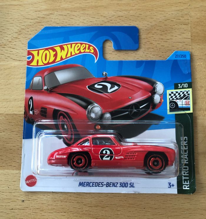 Miniature hot wheels Mercedes benz 300 SL