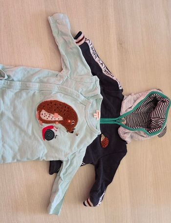 Veste et tee shirt 3mois 60cm