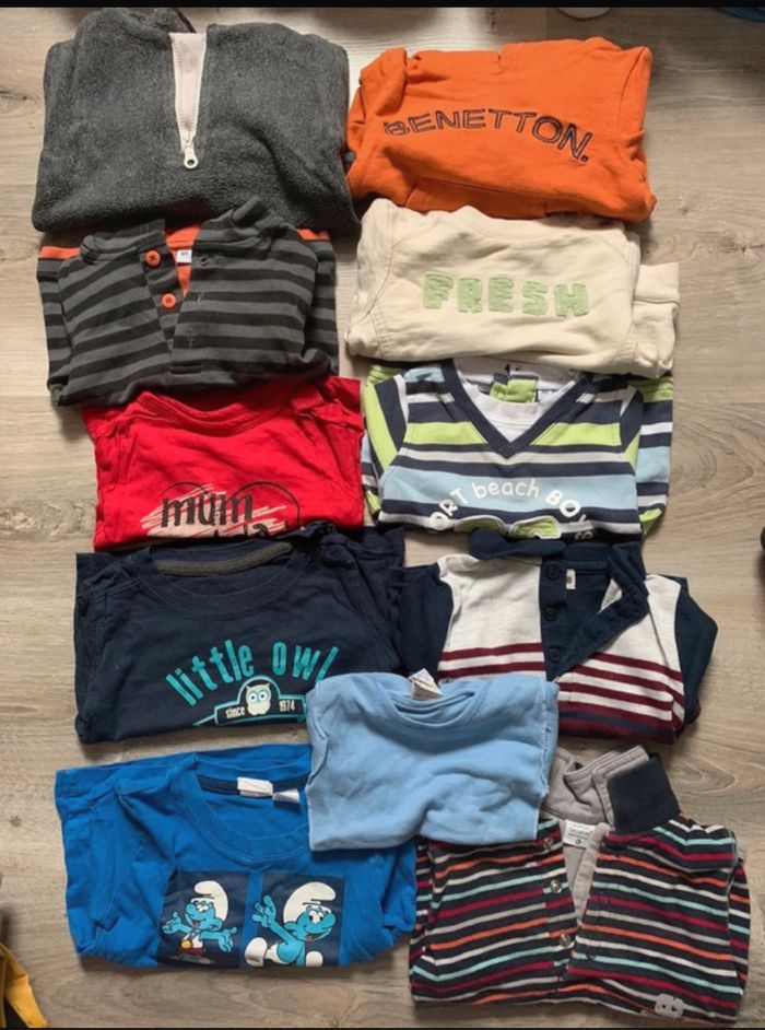 Lot de 11 pulls 6 mois