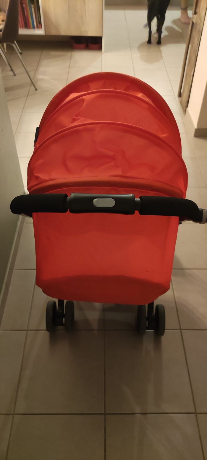 Poussette réversible 1er âge Prémaman Orchestra rouge - photo numéro 5