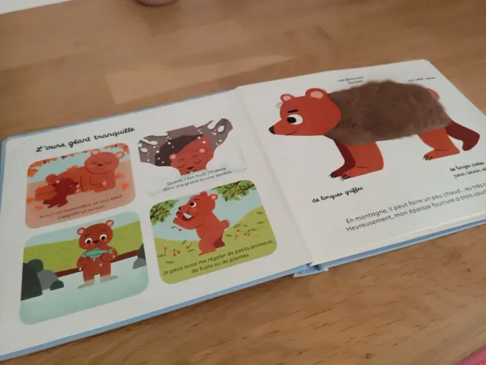 Livre les animaux des montagnes à toucher. - photo numéro 4