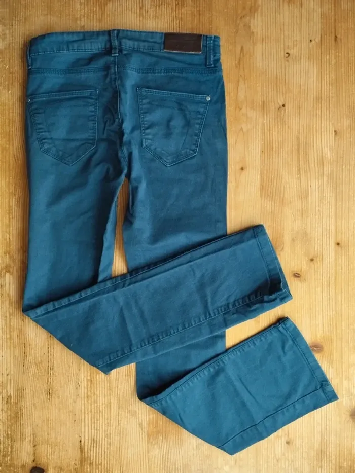 👖 Pantalon denim bleu Camaïeu – Taille 36 - TBE - photo numéro 2