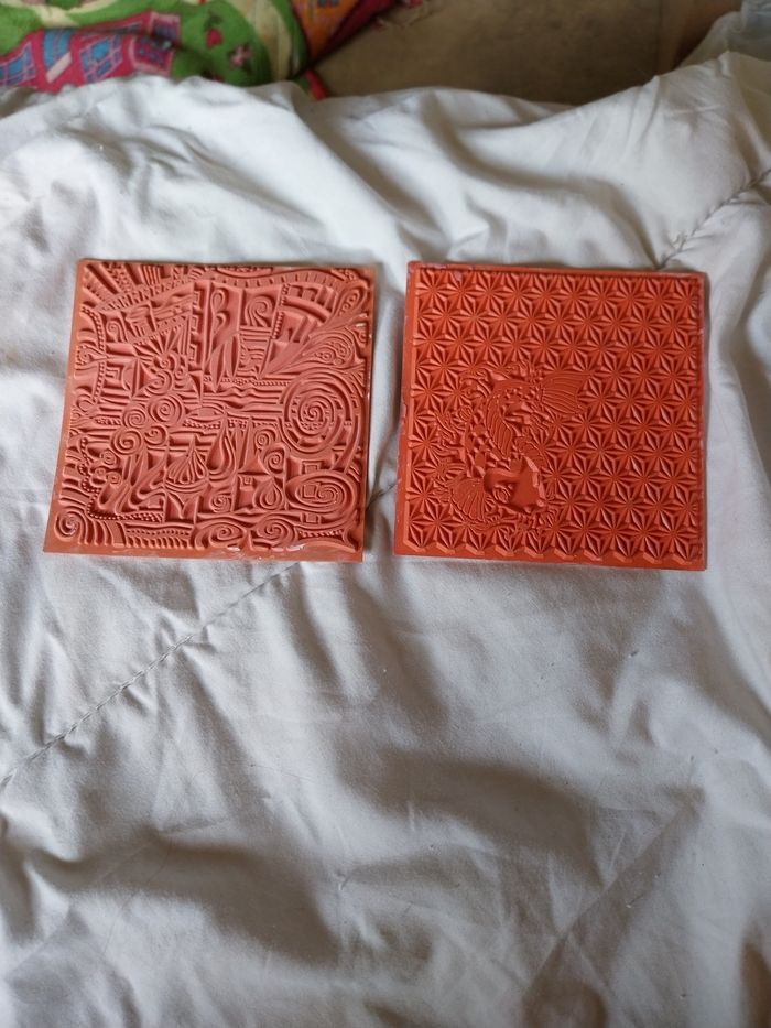 Plaque de texture pour fimo