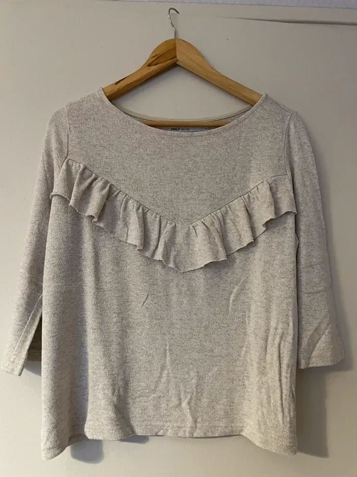 Blouse / t-shirt crème