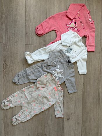 Lot de 4 pyjamas 3 mois 