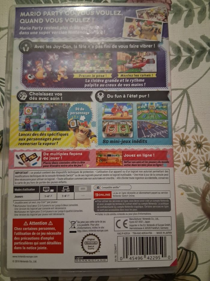 Jeu switch super mario party - photo numéro 3