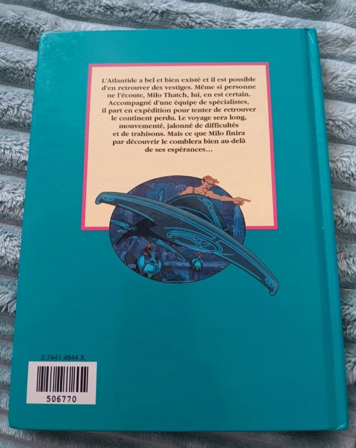 Livre classique disney atlantide l'empire perdu - photo numéro 2