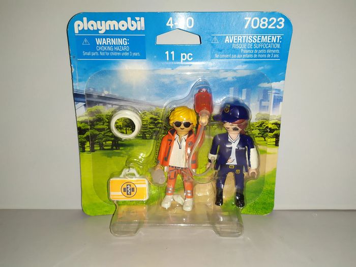 Figurines Playmobil 70823 11 Pc Ambulanciers neuf - photo numéro 2