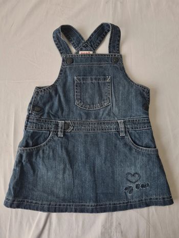 Robe en jean grain de blé 12 mois