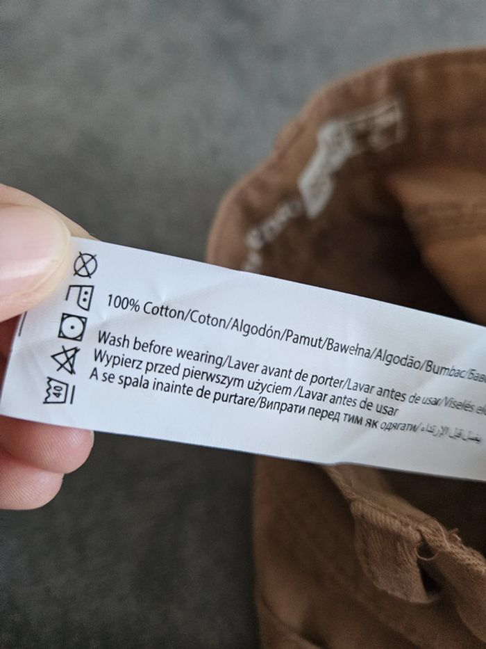 Pantalon chino régular unisexe - Taille 8 ans (125-131cm) - In Extenso (NEUF étiquetté) - Camel - photo numéro 6