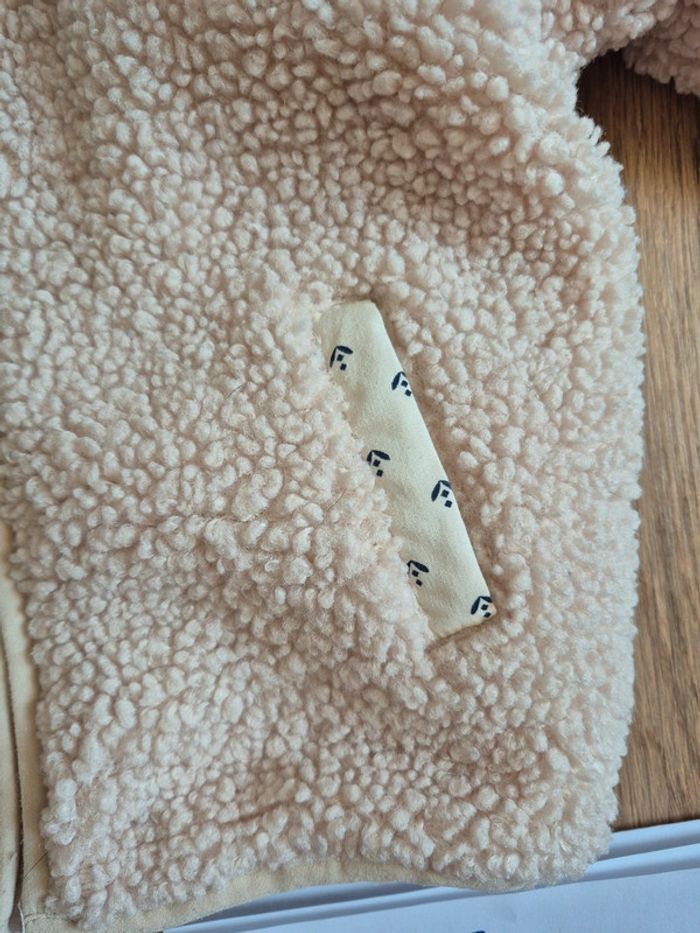Manteau type outiné mouton vertbaudet 86cm 2ans - photo numéro 2