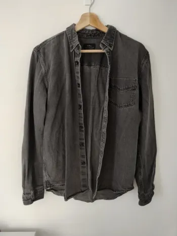 Chemise en jean unisexe en 100% coton