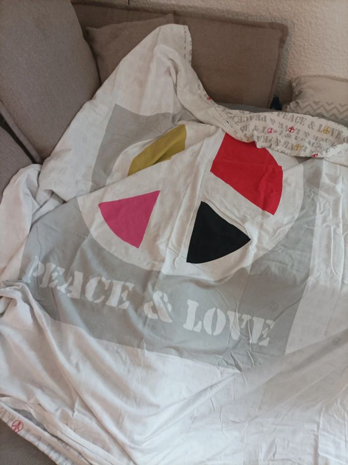 Housse de couette+ taie d'oreiller - photo numéro 2