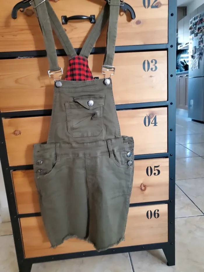 Robe salopette denim taille 36 - photo numéro 2