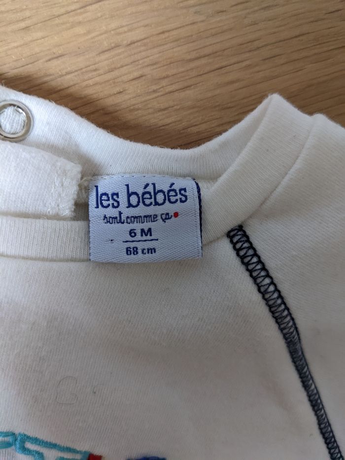 Absorba - Ensemble haut manches longues + pantalon - Taille 6 mois - photo numéro 3