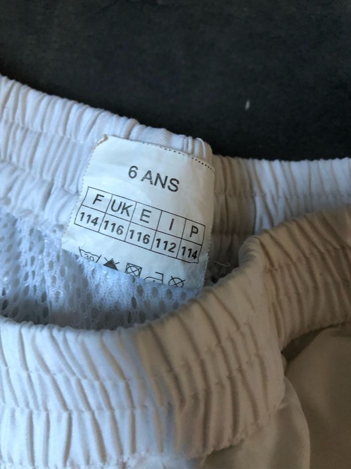 Short bermuda blanc 6 ans - photo numéro 4