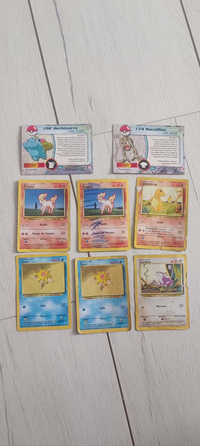 🃏 Lot de 8 cartes Pokémon 🃏