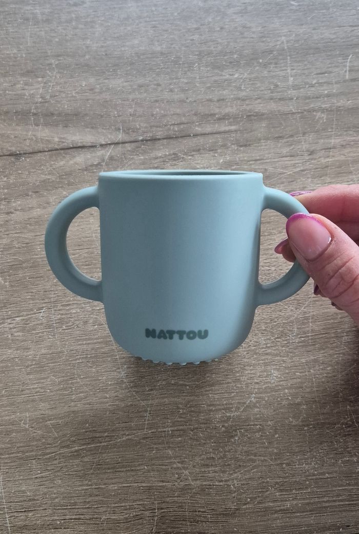 Tasse d'apprentissage en silicone - photo numéro 1