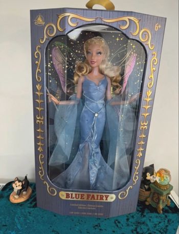 Fée bleue Pinocchio Disney édition limitée poupée