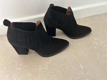 Boots noires zara