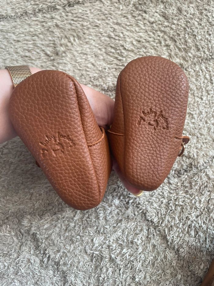 Chaussures cuir 0-6 mois - photo numéro 3