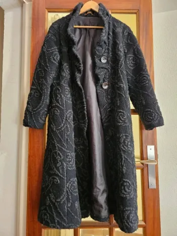 Manteau Femme Hétéroclite - Taille 3 (40 FR) - Motifs Originaux - Très Bon État