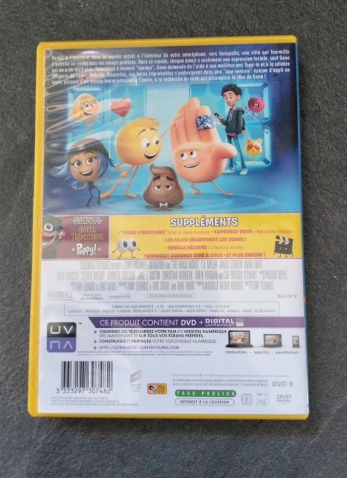 DVD "Le monde secret des emojis" - photo numéro 2