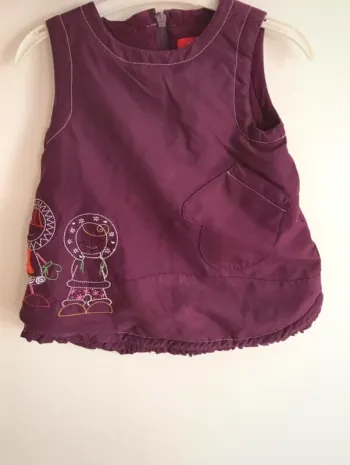 Robe tissaia 6 mois très bon état