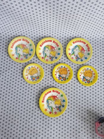Dinette vintage rainbow brite