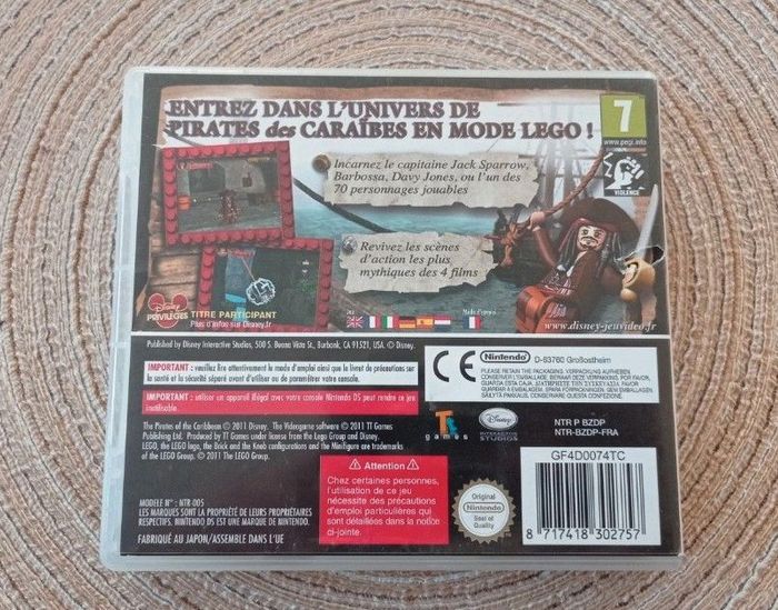Jeu Nintendo ds pirate des Caraïbes - photo numéro 3
