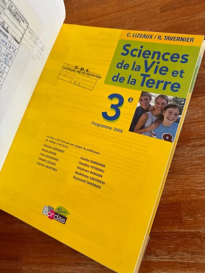 Livre SVT, troisième - photo numéro 4