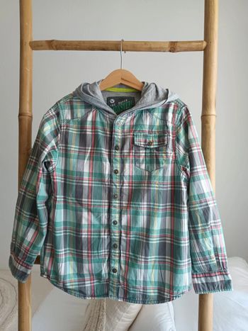 Veste chemise à carreaux Okaïdi 8 ans