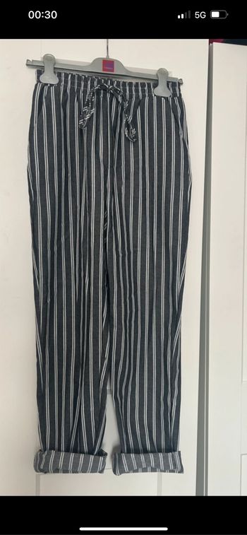 Pantalon rayé léger