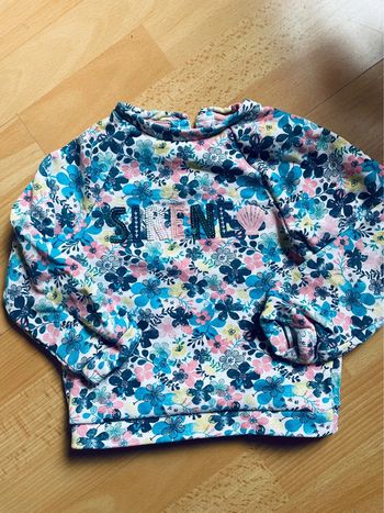 Pull sirène fleurs sergent major 3 ans