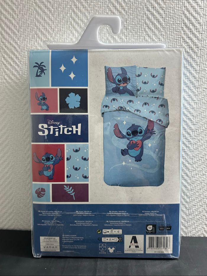 Parure Housse De Couette Lilo And Stitch Disney En Coton