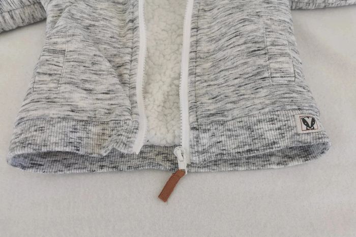 Veste sweat 👣 zippée, hema, 6mois - photo numéro 7