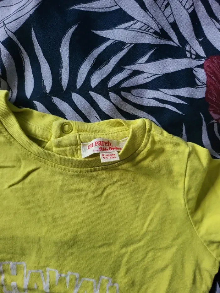 T shirt du pareil au même 9 mois - photo numéro 3
