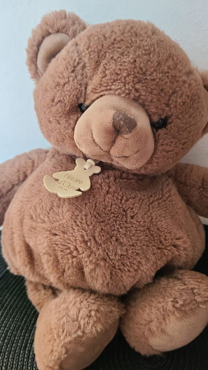 Peluche ours HISTOIRE D'OURS Boulidoux marron - photo numéro 4
