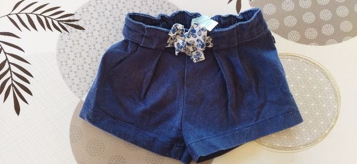 short bleu foncé