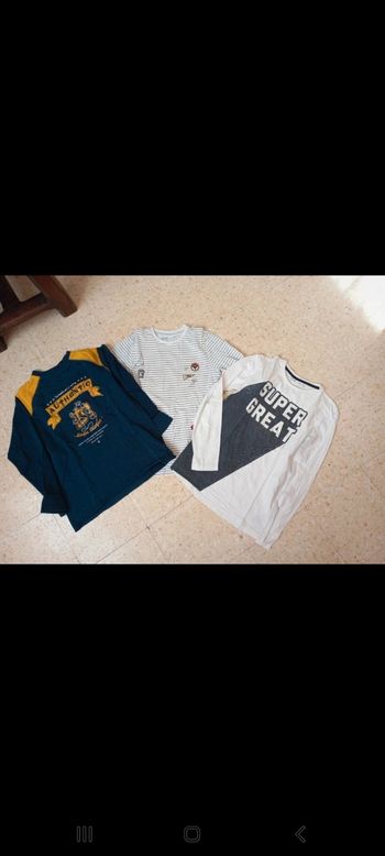 Lot t-shirts manches longues