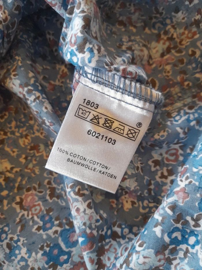 Blouse légère fille fleuri 8 ans - photo numéro 4