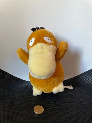 Pokémon Peluche vintage Psykokwak Psysuck 16cm Nintendo créatures game freak officielle 1999