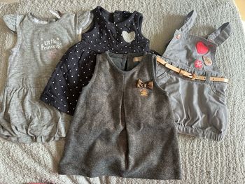 Lot de 4 robes 3 mois 