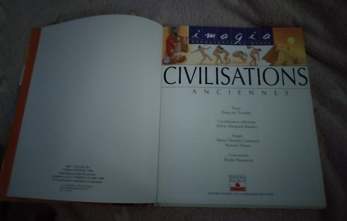 Très beau Livre "Civilisations Anciennes" Imagia Découverte du Monde neuf - photo numéro 3