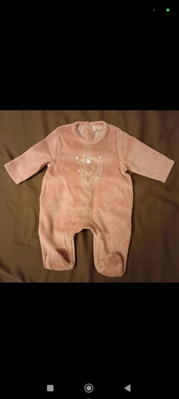 Pyjama dors - bien licorne pour bébé fille