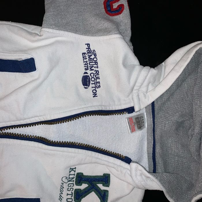 Sweat à capuche zippé Zara baby 9-12 mois blanc - photo numéro 5