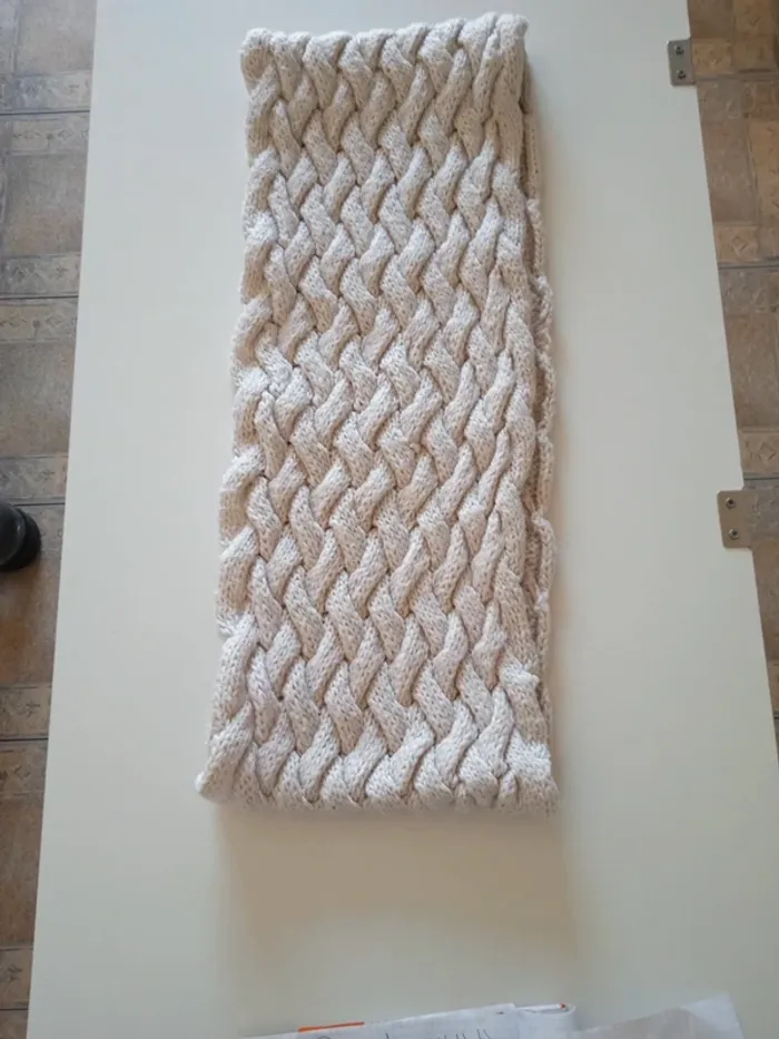 Superbe snood beige - photo numéro 4
