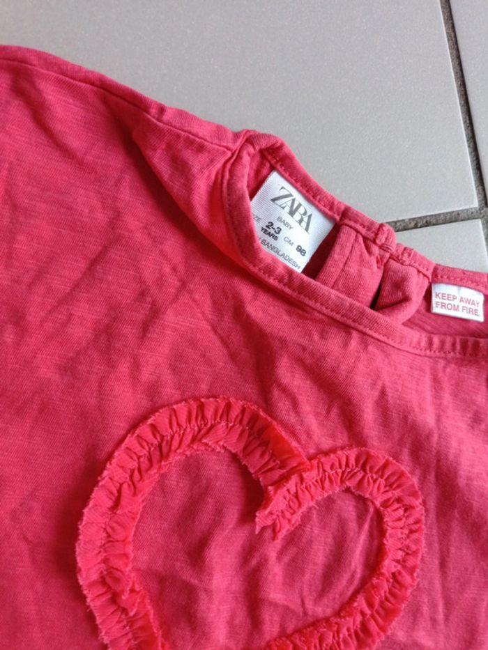 Tee shirt Zara fille - photo numéro 2