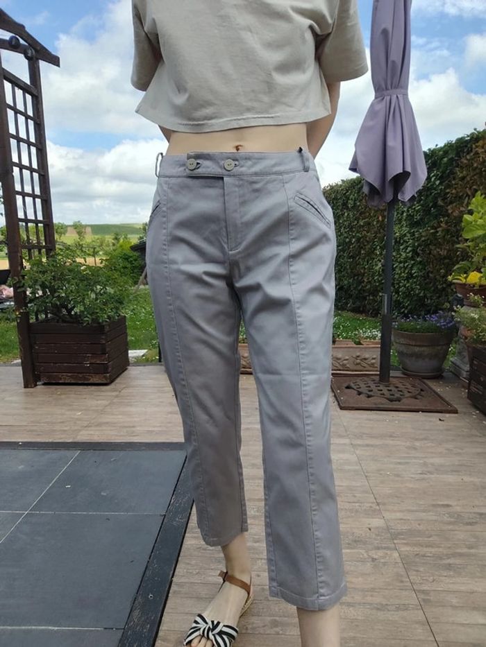 Pantacourt gris T42 - Jacqueline RIU