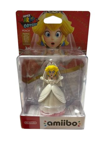 Figurine Nintendo Amiibo Super Mario Odyssey Peach Wedding neuf